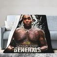 thumbnail image 2 of Kevin Rock Rapper Gates Blanket Soft Cozy Lightweight Warm Throw Blanket Bedroom Sofa Decorations All Seasons Blankets 50"X40", 2 of 6
