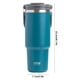 thumbnail image 2 of Taza de café de acero inoxidable taza de viaje fría y caliente de 900ML aislamiento de doble capa, 2 of 6
