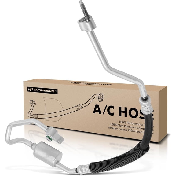 A-Premium A/C Discharge Line Hose Assembly Compatible with Ford Edge 2007-2014 & Lincoln MKX 2007-2015, 3.5L 3.7L, Compressor to Condenser