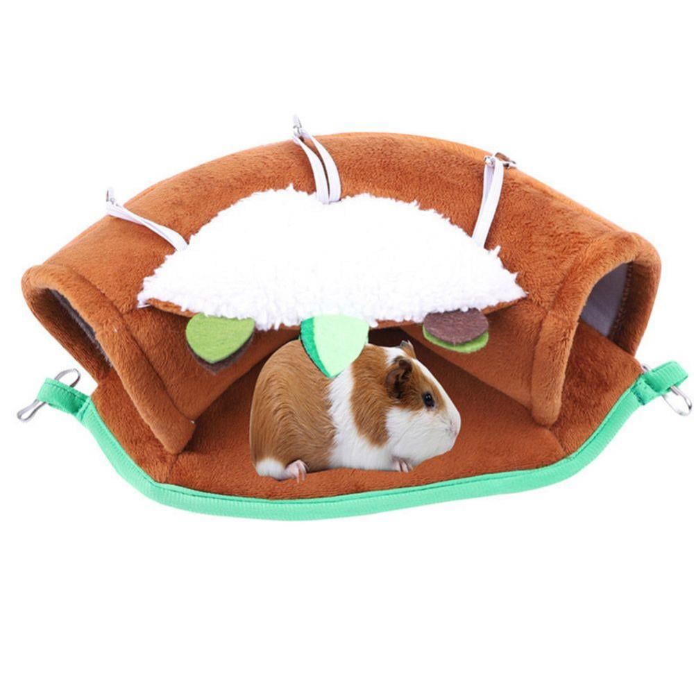 1Pcs Pet Animalls Hamster Hammock Tunnel Winter Warm Cave Bed 