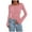 *Pink, variant on ClodeEU Womens Long Sleeve Shirts,Boat Neck Bell Sleeve Ribbed Ruched Clothes,Fall Off The Shoulder Going Out Tops Pink,Womens Plus XL