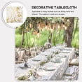 thumbnail image 4 of 2 Pcs Golden Table Runner Party Cloths Polyester Wedding Festive Tablecloth Dining 100% Dinner, 4 of 6