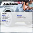 thumbnail image 3 of AutoShack Front Premium Ceramic Brake Pad Set for Nissan, Mitsubishi & INFINITI, Pathfinder 2022-2024 Outlander 2022-2025 Rogue 2025 QX60 2022-2024 ARIYA 2023-2025, AWD FWD L3 1.5L L4 2.5L V6 3.5L, 3 of 5