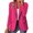 Rose Red, variant on Women Suit Coat Single Button Solid Color Straight Anti-wrinkle Long Sleeve Formal Business OL Commute Style Lady Office Coat Spring Fall Jacket