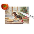 thumbnail image 4 of Carolines Treasures DAC3777LCB 15 x 12 in. Dachshund Christmas Cookies Glass Cutting Board, 4 of 5