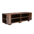 thumbnail image 4 of Aukfa TV Stand with Storage for TVs up to 65", Brown, 4 of 8