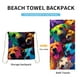 thumbnail image 4 of Accesorios de baño Europa y Estados Unidos Bolsa de toalla de playa Mochila de almacenamiento portátil Toalla estampada Toalla de baño Toallas de baño de poliéster, 4 of 6