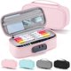 thumbnail image 1 of Estuche Zannaki con cerradura para niños y niñas, suave y de gran capacidad, con asa, ideal para útiles escolares, bolígrafos, papelería, organizador para niños, adolescentes y adultos, color negro., 1 of 7