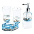 thumbnail image 3 of Locco Decor Acrylic Liquid 3D Floating Motion Bathroom Kitchen Vanity Accessory Soap Lotion Dispenser Ocean Sea Shell Conch, 3 of 3