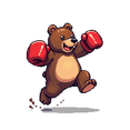 thumbnail image 4 of cartoon Bear Theme Stickers, Waterproof Bear Theme Sticker for Water Bottle Laptop Phone Cases Planner Skateboard Luggage Helmet Party Favor Decor, Ideal for Adults Teens Teacher Rewards, 4 of 9