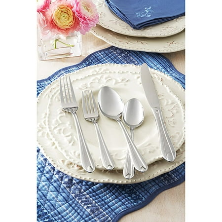 Better Homes and Gardens Anastasia 20-Piece Flatware Set