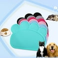 thumbnail image 4 of JoyMoreToys Anti-Slip Silicone Placemat, Thick Placemat Waterproof Pet Feeder Pad, with Raised Edge Puppy Kitten Feeding Mats Prevents Food and Water Splashing out, 4 of 4