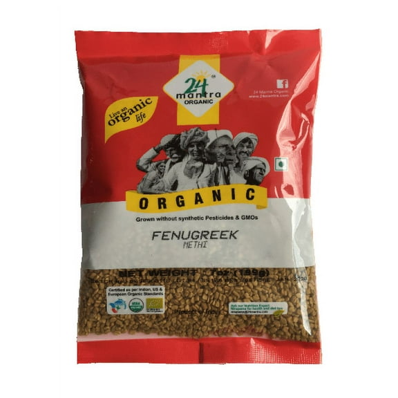 24 Mantra Organic Fenugreek (Methi) 7Oz