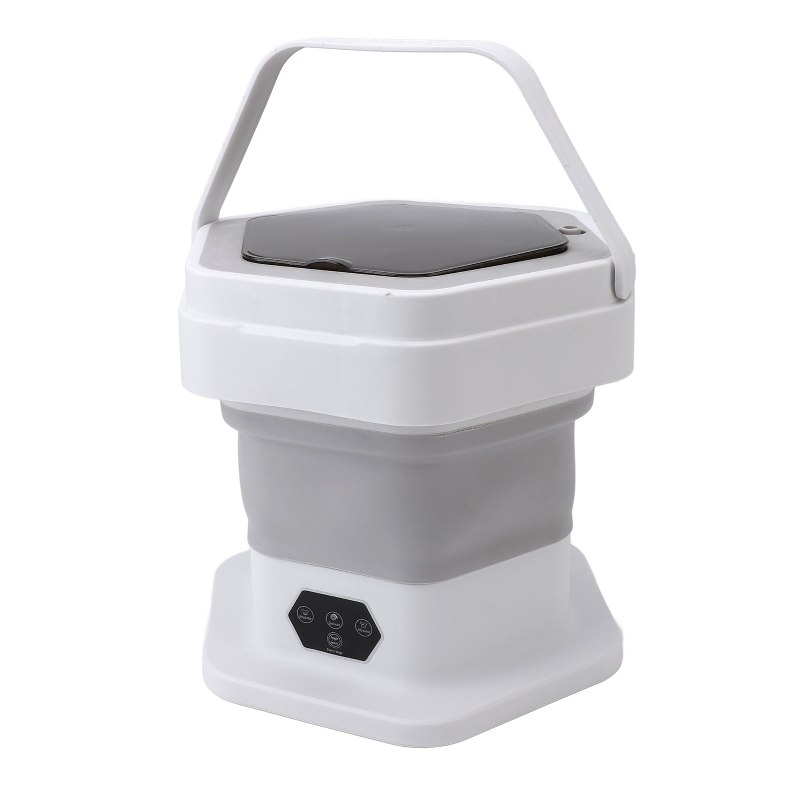 Foldable Washing Machine, Mini Compact Washer Portable Washing Machine with Dryer Deep Cleaning Electric Small Washer Machine for Underwear, Socks, Apartment, Dorm, RV Traveler