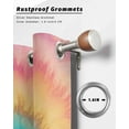 thumbnail image 6 of nqOlkjepod Outdoor Curtains for Patio Waterproof, Colorful Tie Dye Outdoor Privacy Panels Grommet, Rainbow Ombre Abstract Pattern Art Blackout Outside Curtains for Porch/Cabana 54"x108", 1 Panel, 6 of 8