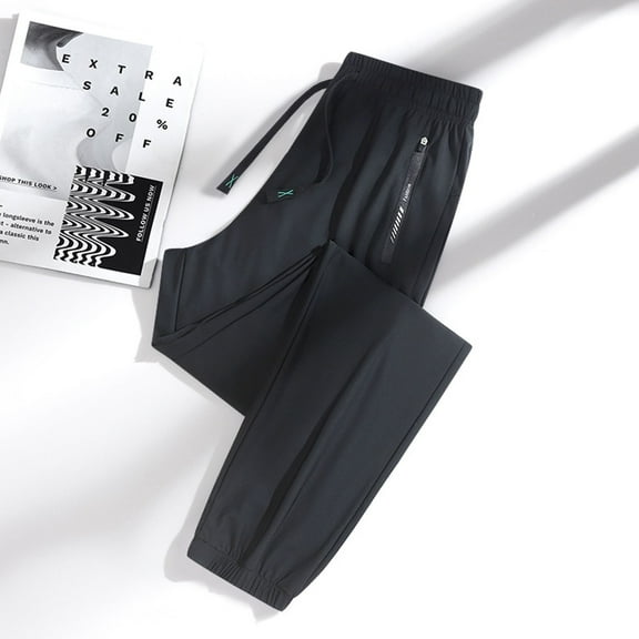 XUNKUSGA Pants for Women Stretch Straight Leg Track Cuff Womens Joggers Plus Size Drawstring Flexipants With Pockets for Yoga Workout Womens Joggers With Pockets Zipper S-5XL