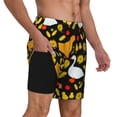 thumbnail image 2 of Kdxio Farm Goose Print Men'S Swim Trunks With Compression Liner 7 Inch Inseam Quick Dry Swim Shorts, 2 of 7