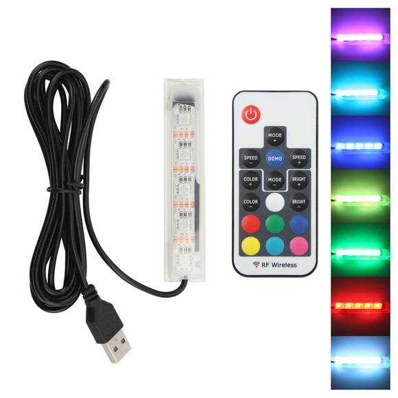 Petit Aquarium Lumière, Lumière Douce Polyvalente Réglable Luminosité Légère Lampe de Poisson pour le Paysage pour les Plantes Aquatiques Fil Noir, Fil Blanc