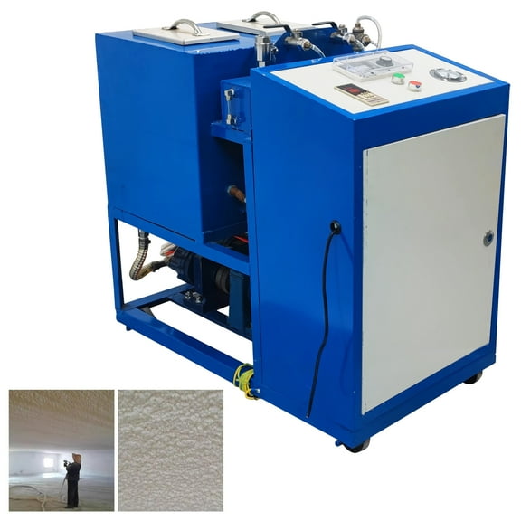 Polyurethane Foam Spray Machine Electric Spraying and Pouring Machine with Two Independent Material Boxes 220V