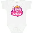 thumbnail image 3 of Inktastic I Love My Babcia Girls Girls Baby Bodysuit, 3 of 5