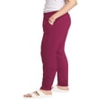 thumbnail image 3 of JUNWELL Women‘s EcoSmart Cotton-Blend Fleece Jogger Sweatpants, 3 of 5