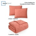 thumbnail image 3 of Ensemble de couette 3 pièces Mainstays, Terracotta Dream, lit double queen, 3 of 10