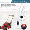 thumbnail image 2 of TAPDRA 50 Inch Metal Plastic Brake Cable for Lawn Mowers Models 10641 20316 20338 Recycler Mulching Easy Installation Solution, 2 of 5