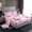 Pink, variant on Manfei Teens Female Kawaii Bow Knot Twin Sheet Sets 3pcs,Dreamy Princess Twin Fitted Sheet Microfiber,Polka Dots Breathable Flat Sheet,Lightweight Room Decor
