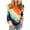 Orange, variant on IROINNID Long Sleeve T-Shirts for Women Printed Loose T-shirt Blouse Round Neck Home Tops,Khaki