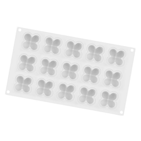 

VEAREAR Kitchen baking supplies Resin Candle Mold Novel Shaped Flexible DIY Tools Mousse Cake 15-Cavity Dessert Molds for Home