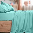 thumbnail image 6 of Utopia Bedding Solid 4 Piece Bed Sheets Set For Adults - Microfiber, Fade Resistant (King, Spa blue), 6 of 6