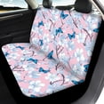 thumbnail image 4 of Pzuqiu Blue Butterfly Cherry Branch Car Seat Covers Full Set Interior, Protect, Suitable for Automotive Seats, Fit for Truck, 4 of 10