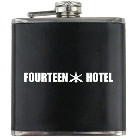 

Army Air Defense System Operator MOS 14H Veteran Leather Wrapped 6oz. Flask