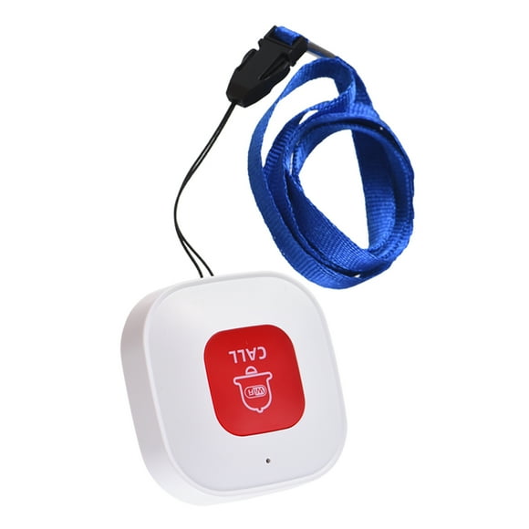 2Pcs Smart Caregiver Pager Call Buttons, Personal Emergency Help Alert Button for Seniors Patient Disabled Elderly