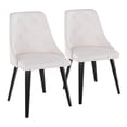 thumbnail image 5 of Carson Carrington  Ockelbo Dining Chair with Bent Wood Legs (Set of 2) Grey Faux Leather/Walnut Wood, 5 of 5