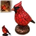 thumbnail image 2 of Resin Decorative Piece Decorative Red Bird Table Lamp The Gift For Your Friends Red Bird Table Lamp, 2 of 9