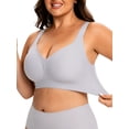 thumbnail image 2 of Cueply Bras for Women Plus Size Wireless Bra Full Coverage Support Wide Strap Seamless Comfort, 2 of 9