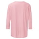 thumbnail image 5 of Xuyuer Ladies' Easter Print Round Neck Three Quarter Sleeve 3/4 Sleeve T-shirt Loose Tops Casual Loose Fit Crewneck T Shirts Tunic Tops, 5 of 5