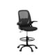 thumbnail image 4 of Silla de diseño Primy Tall para oficina con reposabrazos, color negro, 4 of 8