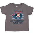 thumbnail image 3 of Inktastic My Godmother Loves Me Boys Boys Toddler T-Shirt, 3 of 5