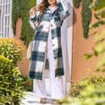thumbnail image 5 of Vedolay Coat Women Solid Fashion Elegant Coat Fall Coat Green,M, 5 of 5