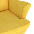 thumbnail image 5 of vidaXL Armchair Mustard Yellow Velvet, 5 of 6