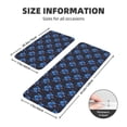 thumbnail image 2 of Yiaed cool blue flower Skull Kitchen Rugs Sets of 2 Kitchen Mats Cushioned Anti Fatigue Kitchen Rug Tapetes Para Cocina for Sink,Laundry Room, 2 of 6