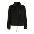 thumbnail image 2 of No Boundaries Junior's Plush Quarter Zip Pullover, 2 of 5