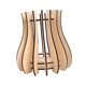 thumbnail image 3 of Rompecabezas de madera Florero Soporte para flores Decoración Ramo Arreglo Florero Construcción marrón, 3 of 9