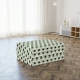 thumbnail image 3 of Abstract Foldable Mattress, Onigiri Japanese Rice Art, 74.8" x 35.4", Pale Green Dark Green, by Ambesonne, 3 of 6