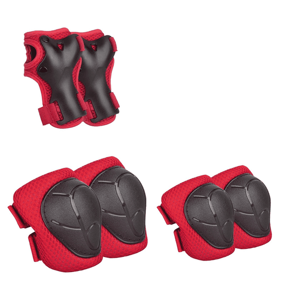New Arrivals Knee Pads for Kids Elbow Set Toddler Protective Gear Red