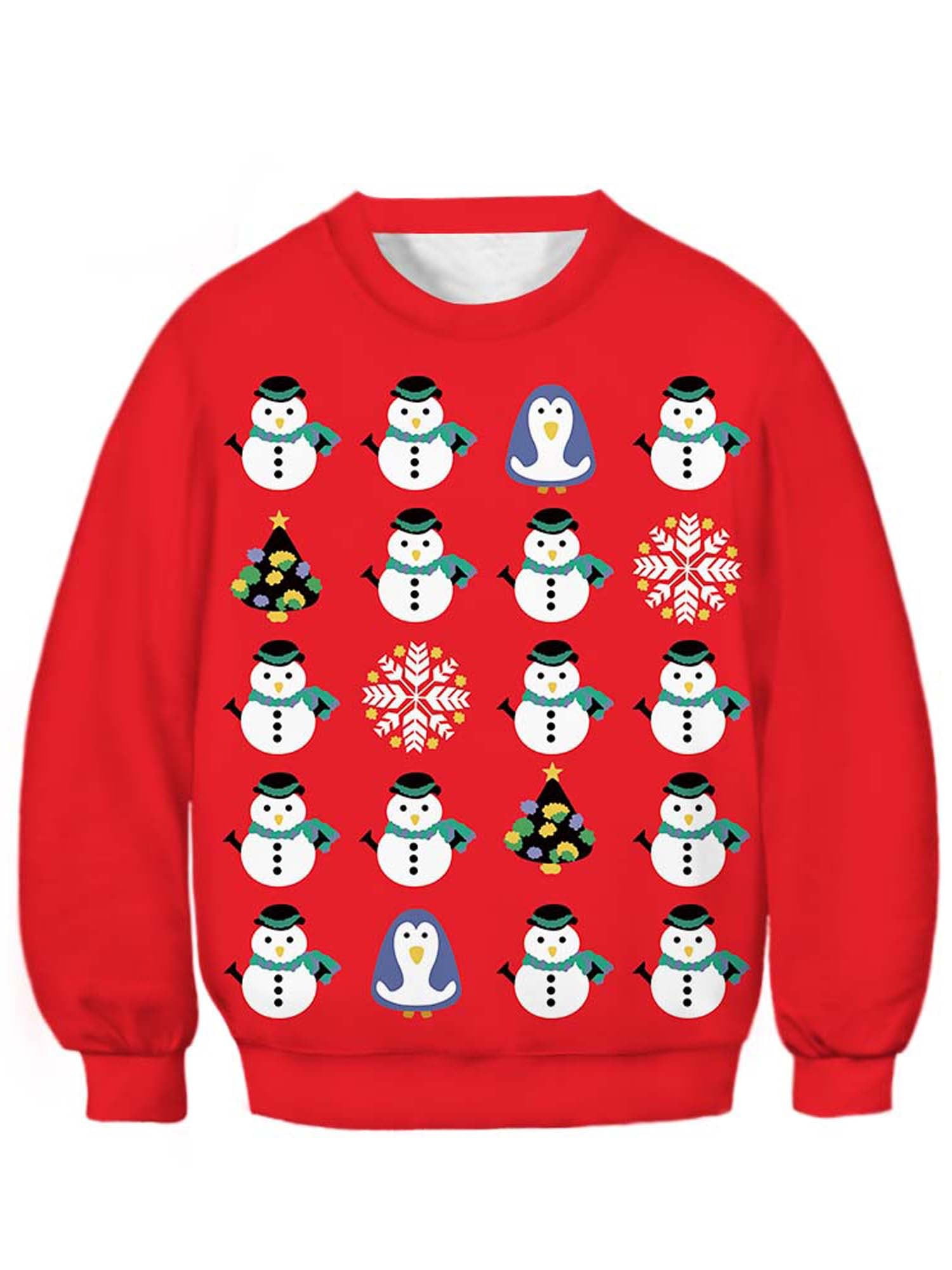 Kids Boys Girls Christmas Funny ▪ Sweatshirt Hoodie Sweater Jumper Pullover 