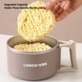 thumbnail image 3 of Tazón De Ramen Tapa De Fideos De Acero Inoxidable 316 Para Microondas, 3 of 7