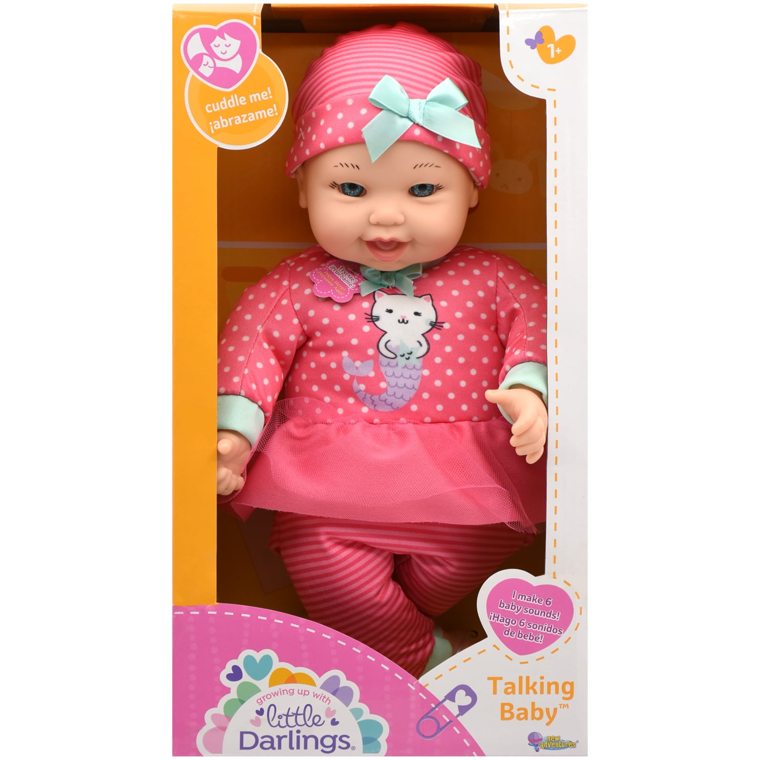 I'm So Soft DREAM Collection 12" Baby Doll all soft Machine Washable   Butterfly 